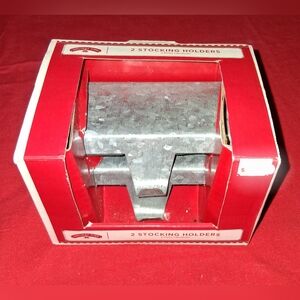 Holiday Time Weighted Galvanized Stocking Hangers